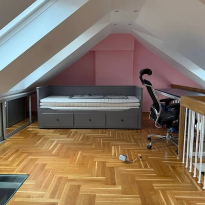 Alquiler de un apartamento dúplex de 3 habitaciones con vista a la ciudad, 90 m², Belgrado, Serbia